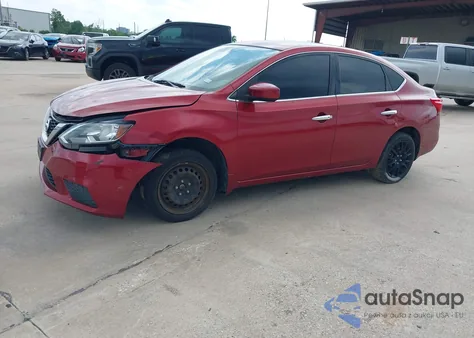 2016 Nissan Sentra Sv z USA, uszkodzony, nr VIN 3N1AB7AP4GY252193